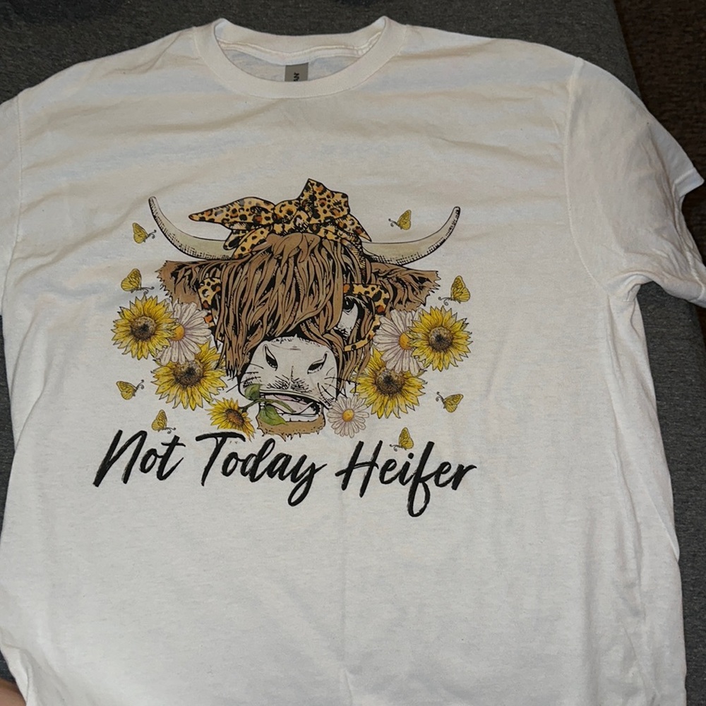 Medium Custom not today heifer